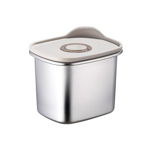 Fresh box استیل مستطیل دکمه دار600میل-کد 1-2101