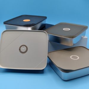 Fresh box استیل مستطیل دکمه دار1700میل-کد 1-2105