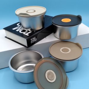 Alternative view of Fresh box استیل دایره دکمه دار680میل-کد1-2110