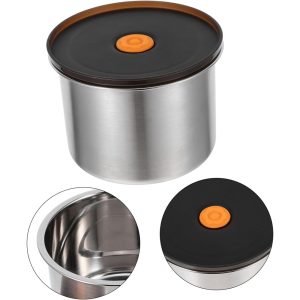Fresh box استیل دایره دکمه دار680میل-کد1-2110