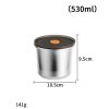 Fresh boxاستیل دایره دکمه دار900میل-کد1-2111