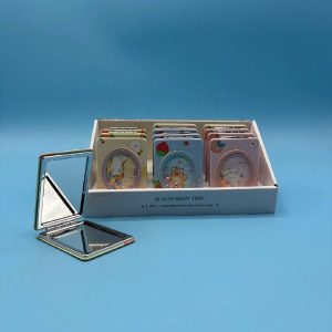 آینه جیبی طرح بیضی طلقی-کد6241